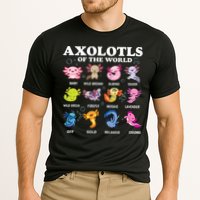 Axolotls Of The World Kawaii Axolotl Animals Fish Amphibian Cooling Performance Crew T-Shirt