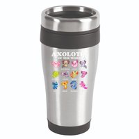 Axolotls Of The World Kawaii Axolotl Animals Fish Amphibian 16oz Travel Tumbler