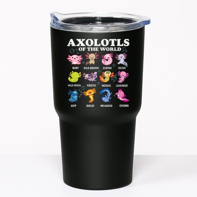Axolotls Of The World Kawaii Axolotl Animals Fish Amphibian Tumbler