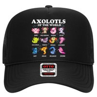 Axolotls Of The World Kawaii Axolotl Animals Fish Amphibian Hat