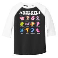 Axolotls Of The World Kawaii Axolotl Animals Fish Amphibian Toddler Fine Jersey T-Shirt