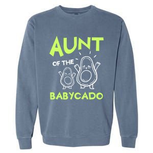 Aunt Of The Cado Avocado National Guacamole Day Gift Garment-Dyed Sweatshirt