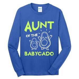 Aunt Of The Cado Avocado National Guacamole Day Gift Tall Long Sleeve T-Shirt