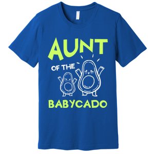 Aunt Of The Cado Avocado National Guacamole Day Gift Premium T-Shirt