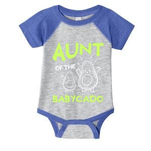 Aunt Of The Cado Avocado National Guacamole Day Gift Infant Baby Jersey Bodysuit