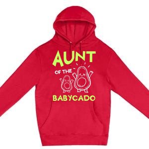 Aunt Of The Cado Avocado National Guacamole Day Gift Premium Pullover Hoodie