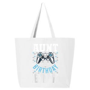 Aunt Of The Birthday Boy Matching Video Gamer Birthday Party 25L Jumbo Tote