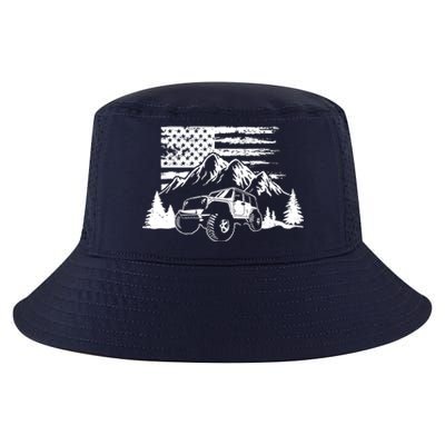 American Offroad USA Flag Atv Utv 4x4 Off Roading QUAD Cool Comfort Performance Bucket Hat