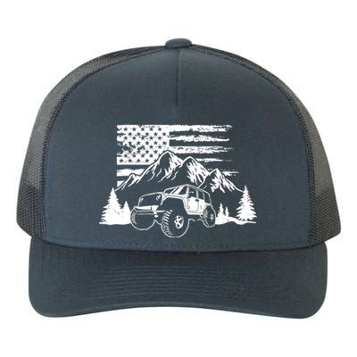 American Offroad USA Flag Atv Utv 4x4 Off Roading QUAD Yupoong Adult 5-Panel Trucker Hat