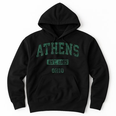 Athens Ohio Vintage Athletic Sports Hoodie