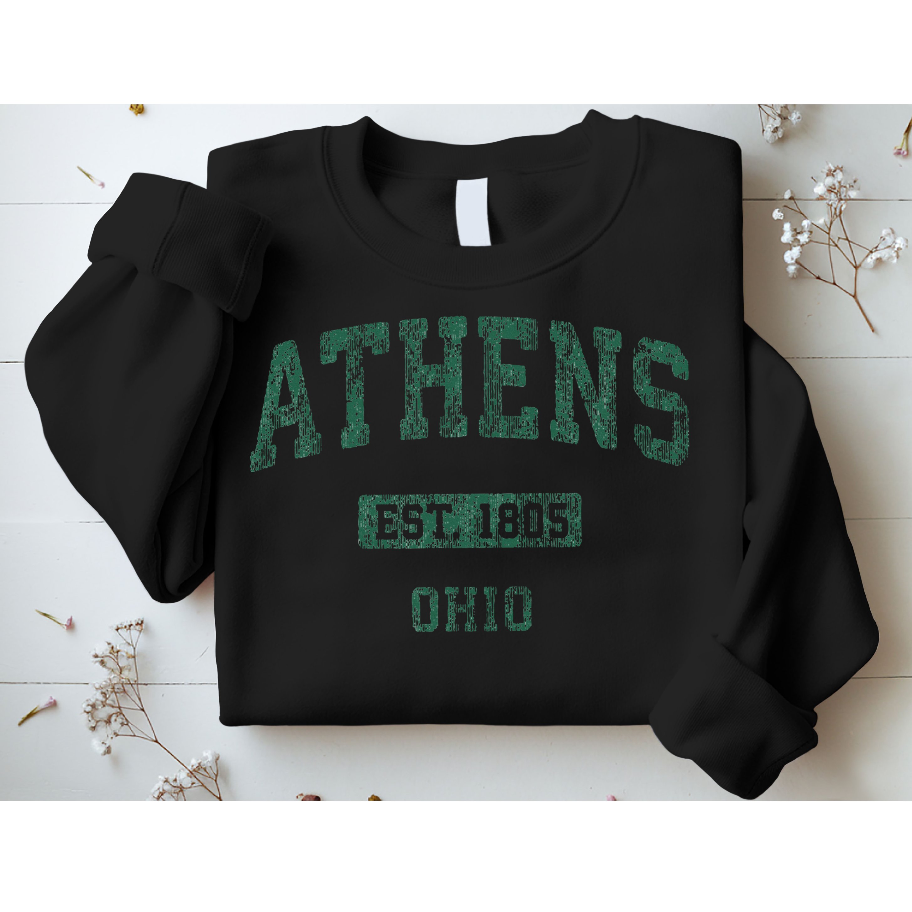 Athens Ohio Vintage Athletic Sports Sweatshirt