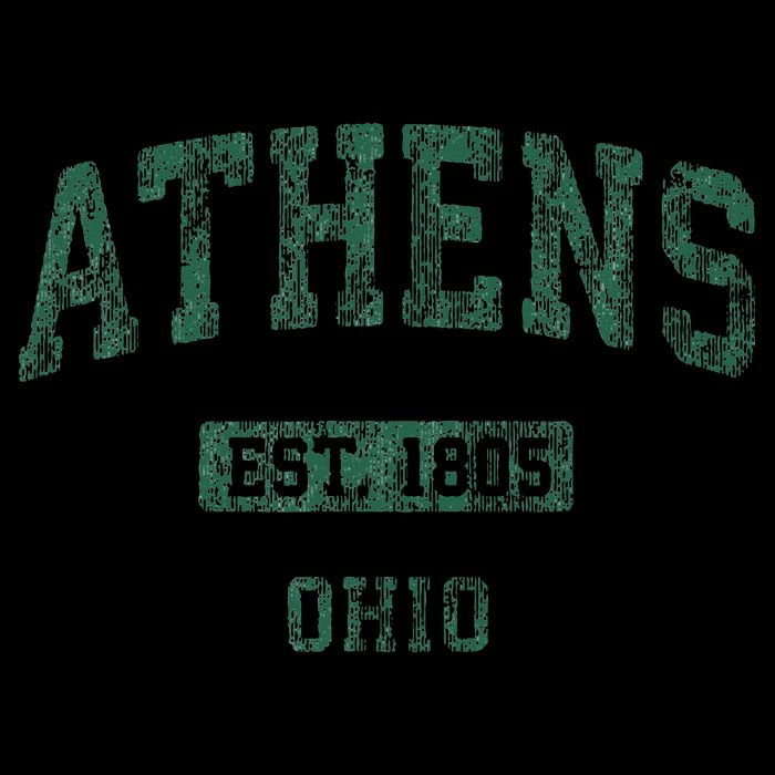 Athens Ohio Vintage Athletic Sports Sweatshirt