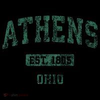 Athens Ohio Vintage Athletic Sports T-Shirt