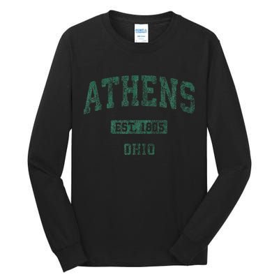 Athens Ohio Vintage Athletic Sports Tall Long Sleeve T-Shirt