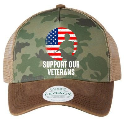 Army Or Veteran T 4 Legacy Tie Dye Trucker Hat