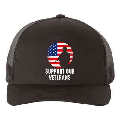 Army Or Veteran T 4 Yupoong Adult 5-Panel Trucker Hat