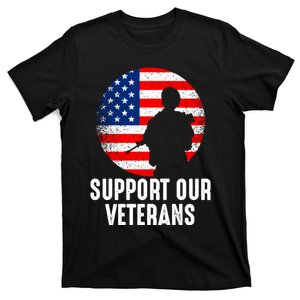 Army Or Veteran T 4 T-Shirt