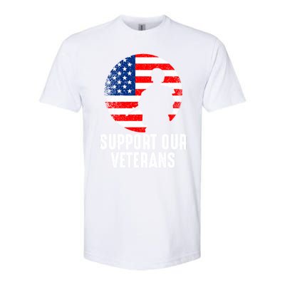 Army Or Veteran T 4 Softstyle® CVC T-Shirt