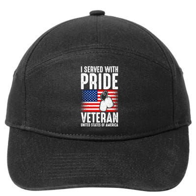 Army Or Veteran T 90 7-Panel Snapback Hat