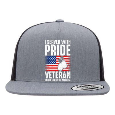 Army Or Veteran T 90 Flat Bill Trucker Hat