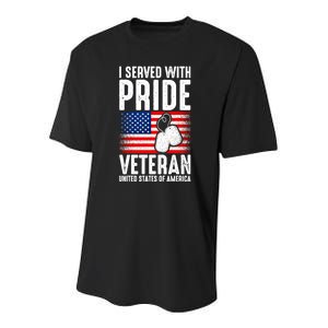 Army Or Veteran T 90 Youth Performance Sprint T-Shirt