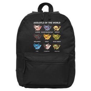 Axolotl Of World 16 in Basic Backpack