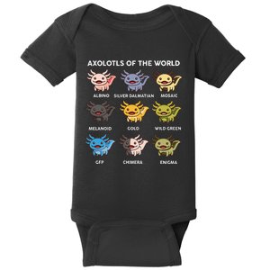 Axolotl Of World Baby Bodysuit