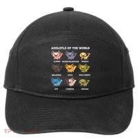  Axolotl Of World  7-Panel Snapback Hat