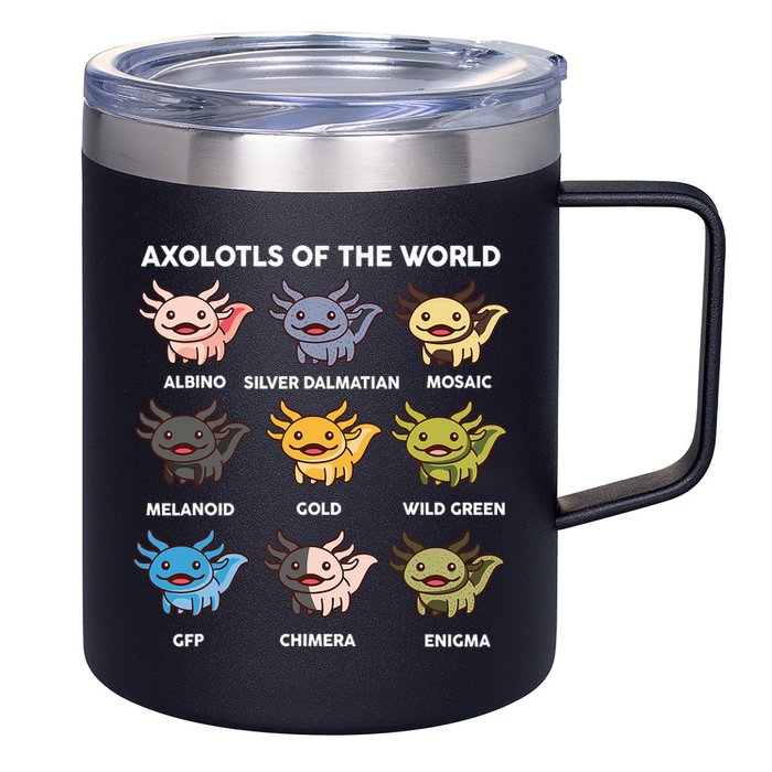  Axolotl Of World  12oz Stainless Steel Coffee Mug