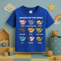  Axolotl Of World  Toddler T-Shirt