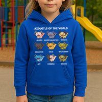  Axolotl Of World  Kids Hoodie