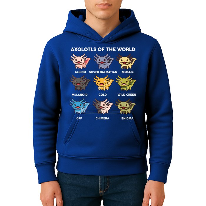  Axolotl Of World  Kids Hoodie