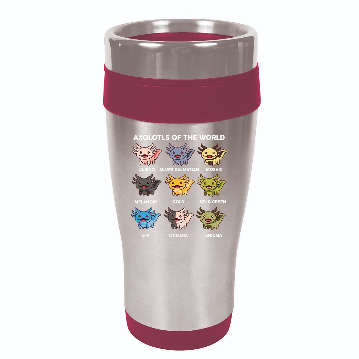  Axolotl Of World  16oz Travel Tumbler