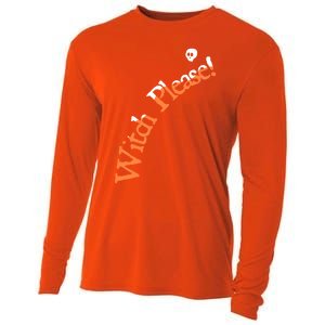 An Orange Witch Please Gift Cooling Performance Long Sleeve Crew