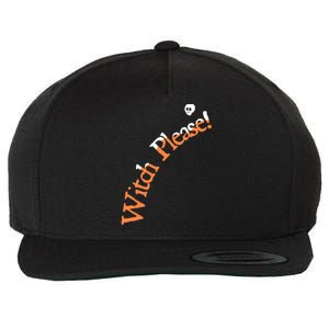 An Orange Witch Please Gift Wool Snapback Cap