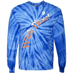 An Orange Witch Please Gift Tie-Dye Long Sleeve Shirt