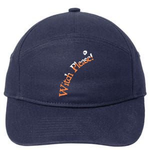 An Orange Witch Please Gift 7-Panel Snapback Hat