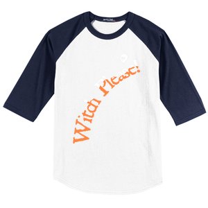 An Orange Witch Please Gift Baseball Sleeve Shirt