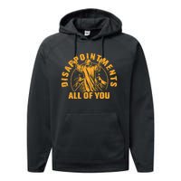 All Of You Disappointments Jesus Retro Performance Fleece Hoodie