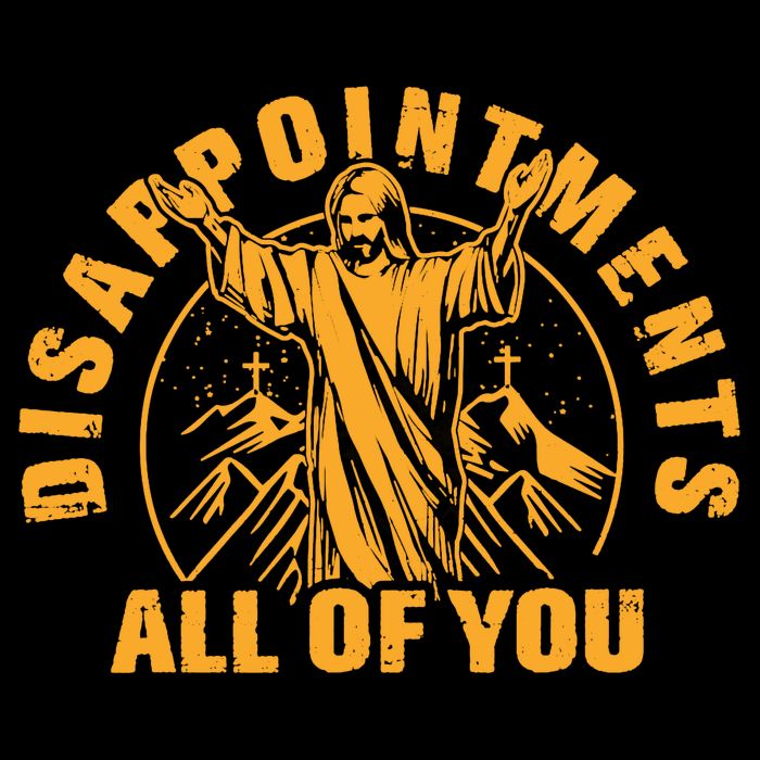 All Of You Disappointments Jesus Retro Sustainable Bucket Hat