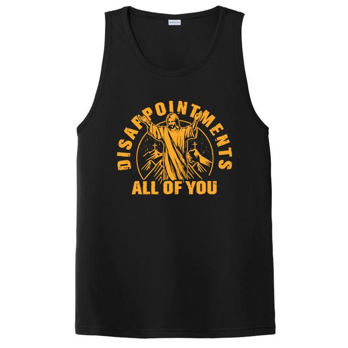 All Of You Disappointments Jesus Retro PosiCharge Competitor Tank