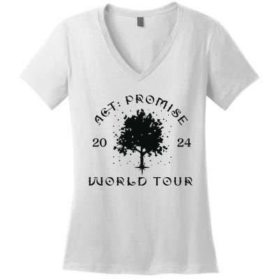 Act Promise 2024 Women's V-Neck T-Shirt