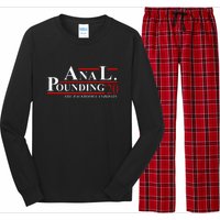 Anal Pounding 2020 Adult Humor Innuendo Vulgar Long Sleeve Pajama Set