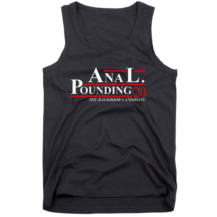 Anal Pounding 2020 Adult Humor Innuendo Vulgar Tank Top