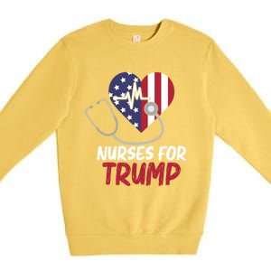 American President 2024 Trump Gift Nurses For Trump Gift Premium Crewneck Sweatshirt