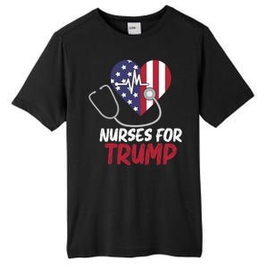 American President 2024 Trump Gift Nurses For Trump Gift Tall Fusion ChromaSoft Performance T-Shirt