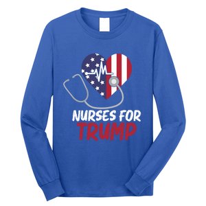 American President 2024 Trump Gift Nurses For Trump Gift Long Sleeve Shirt