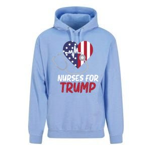 American President 2024 Trump Gift Nurses For Trump Gift Unisex Surf Hoodie