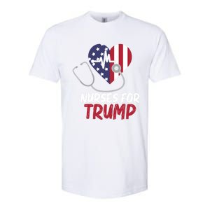 American President 2024 Trump Gift Nurses For Trump Gift Softstyle CVC T-Shirt