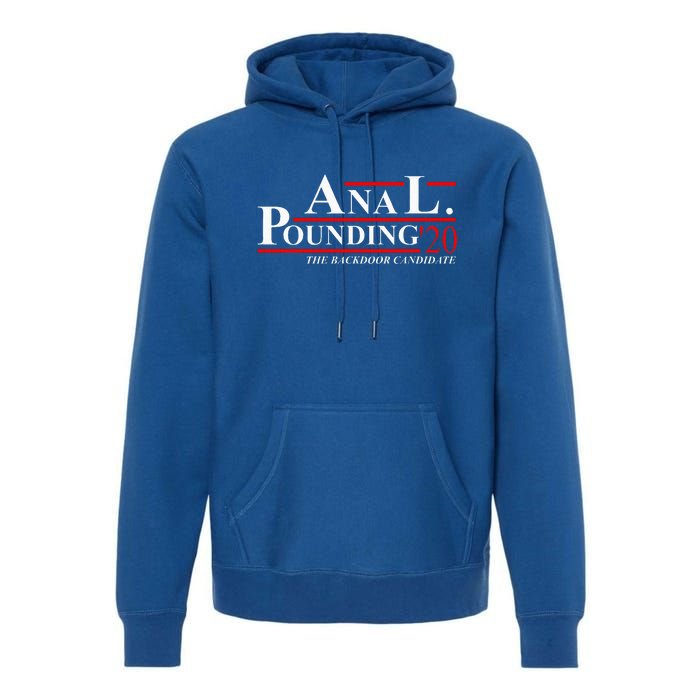 Anal Pounding 2024 Innuendo Vulgar Election Premium Hoodie